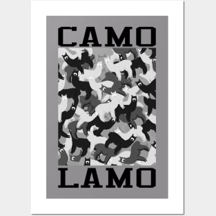 Camo lamo. Llama moro artwork. Camouflage Alpaca. Posters and Art